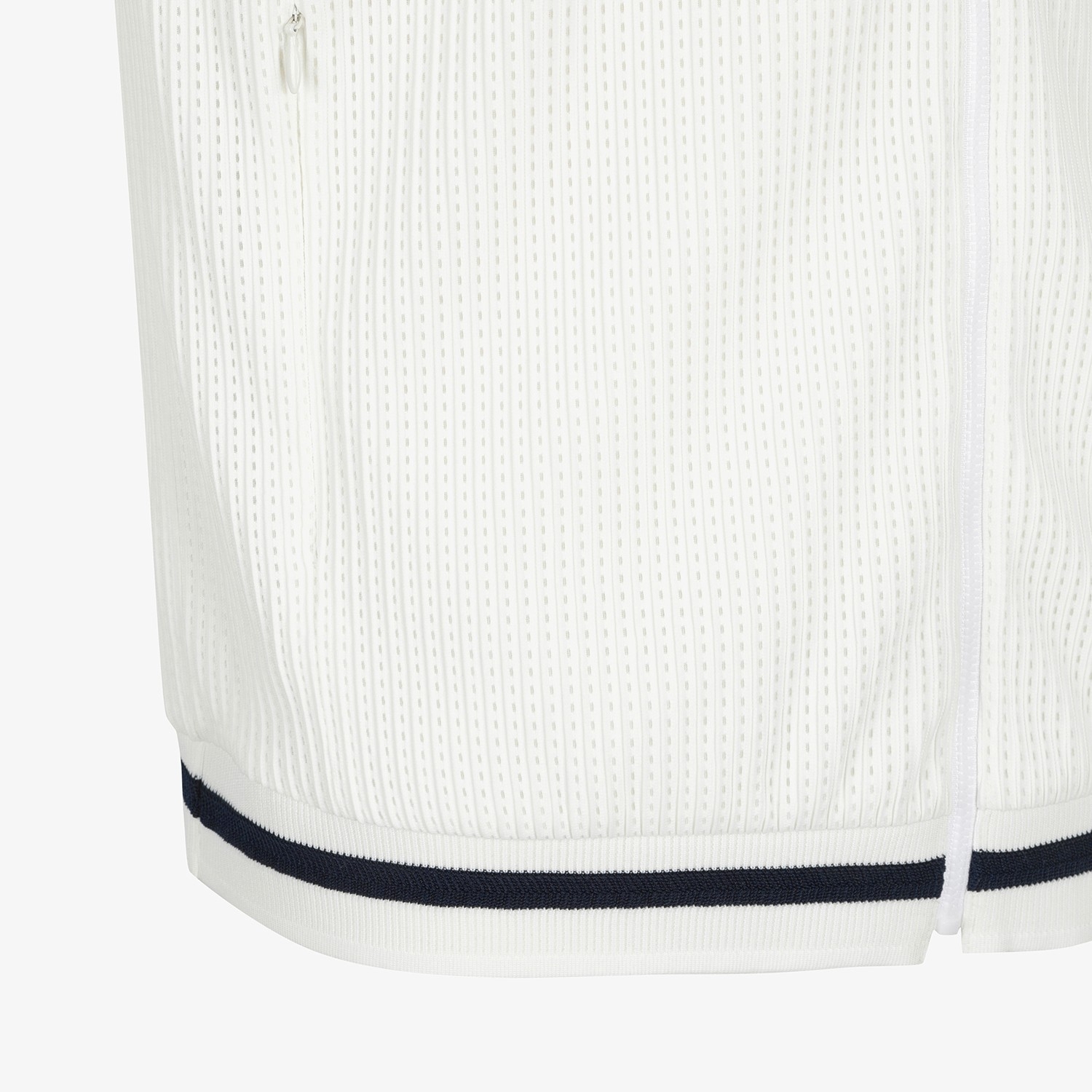 Mesh Dot Full-Zip Vest_WT