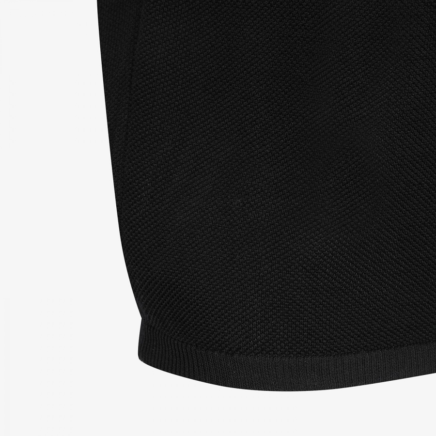 Shoulder Sheer Collar Knit_BK