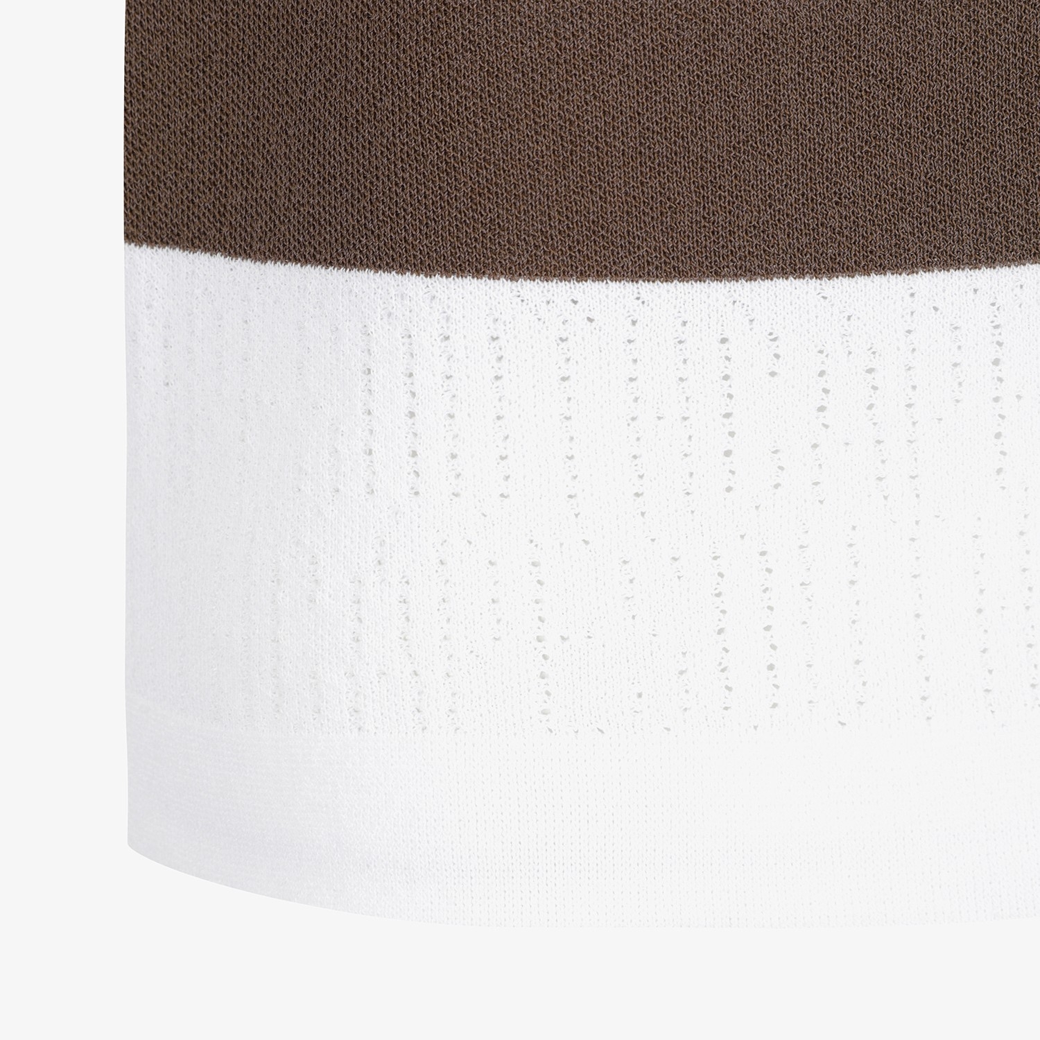 Marine Stripe Collar Short-Sleeve Knit_BR