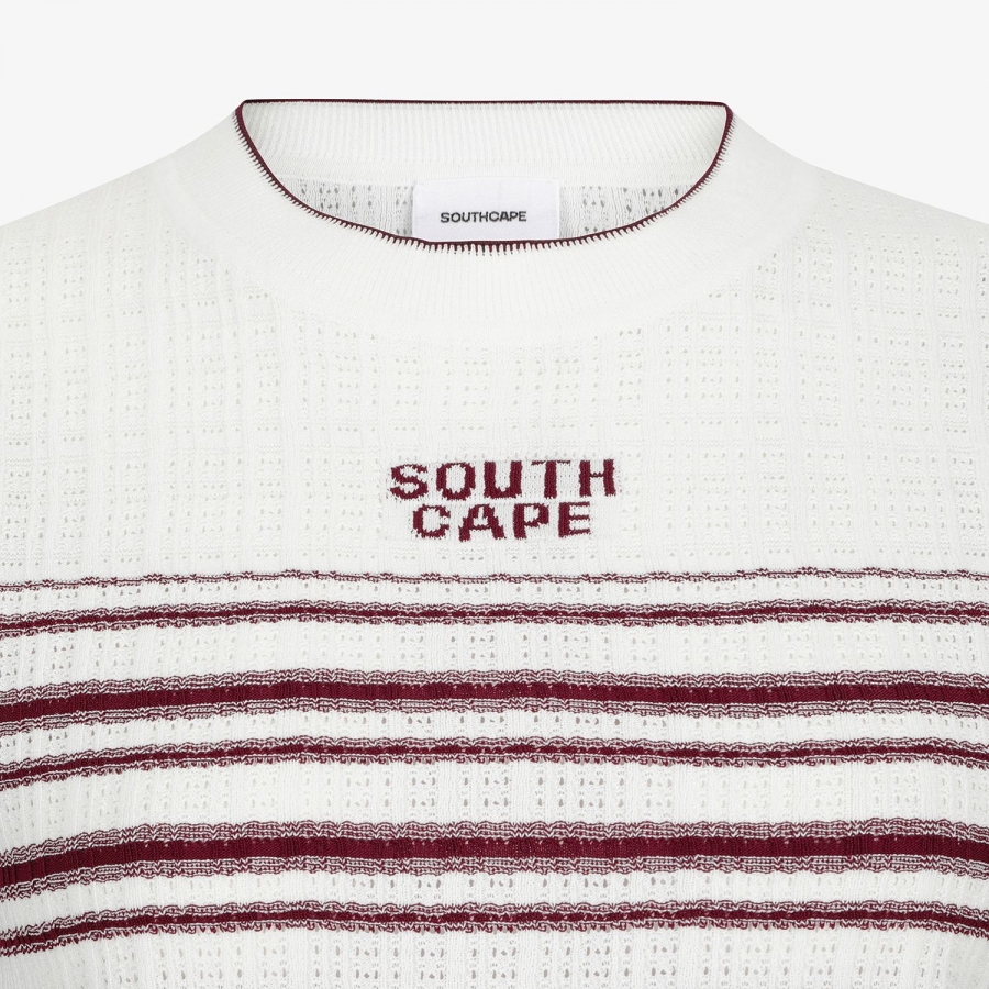 Stripe Short-Sleeve Knit_DR