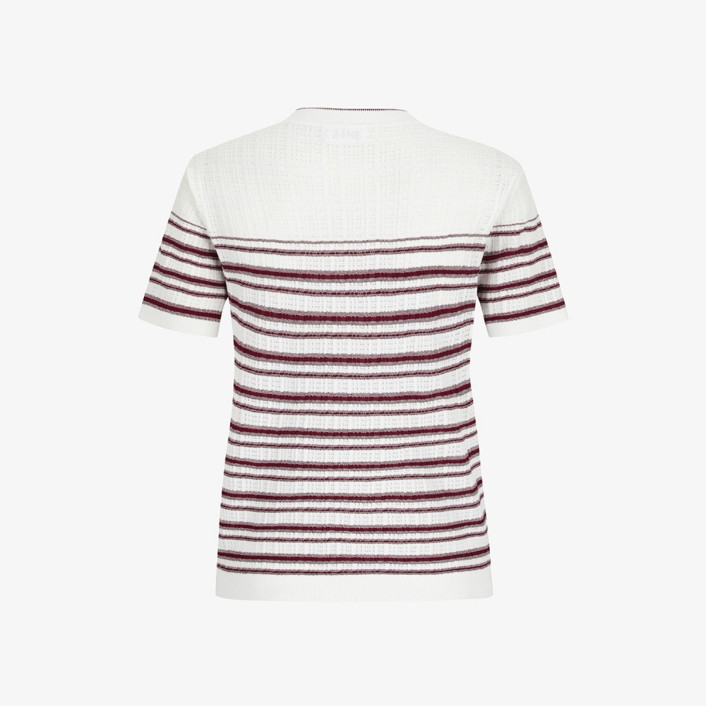 Stripe Short-Sleeve Knit_DR