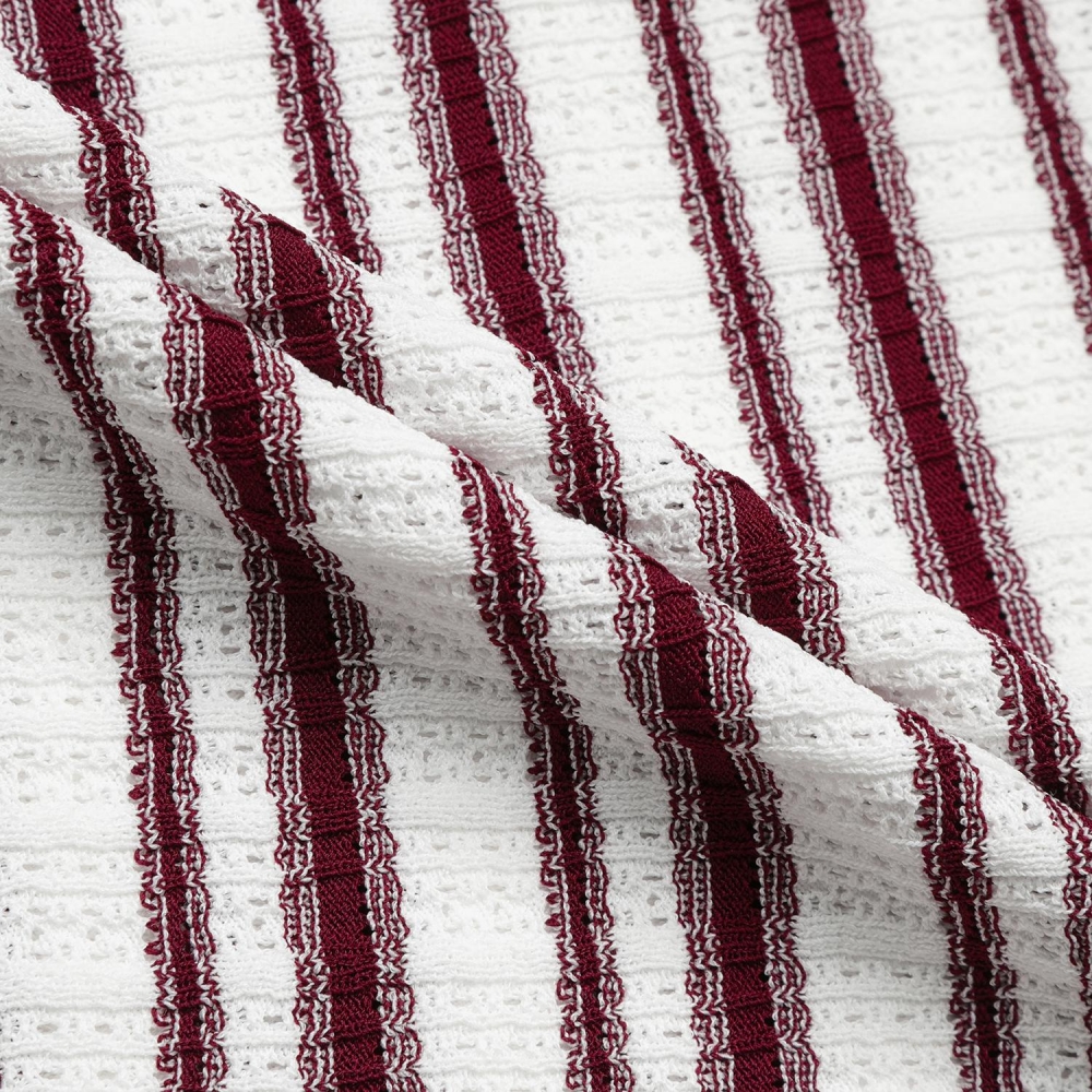 Stripe Short-Sleeve Knit_DR