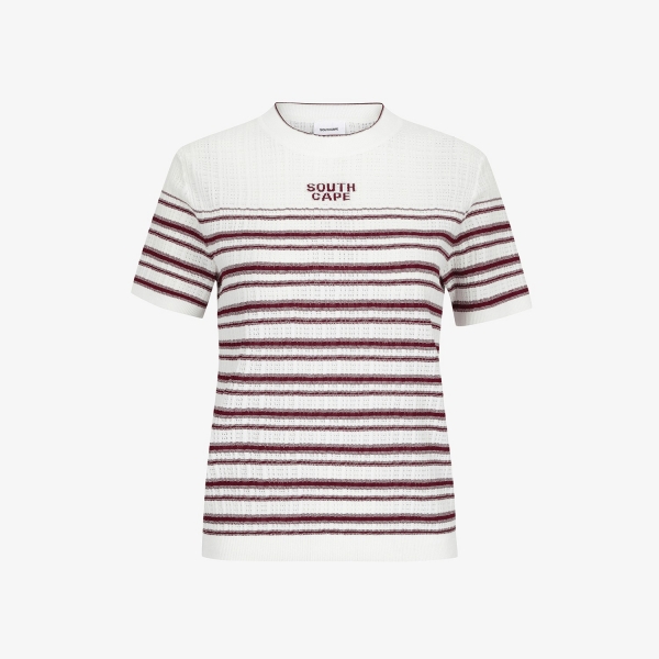 Stripe Short-Sleeve Knit_DR