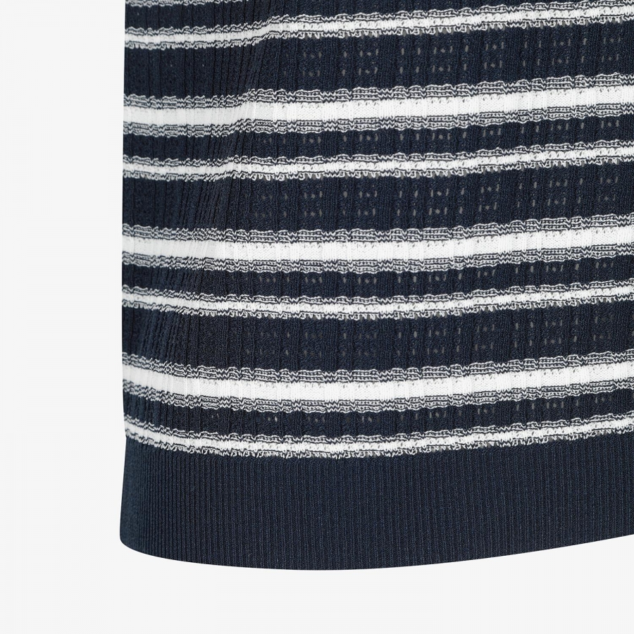 Stripe Short-Sleeve Knit_NA