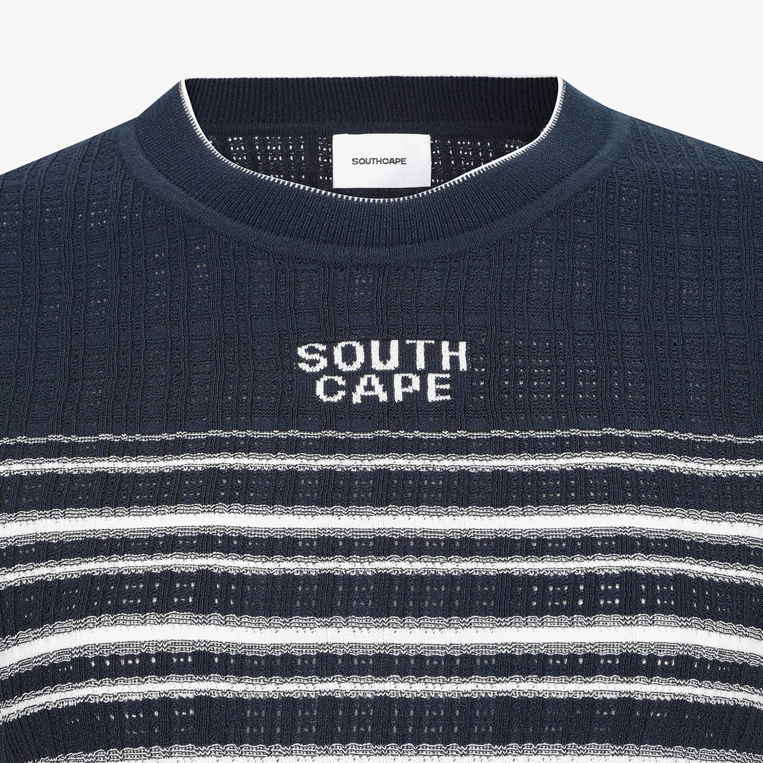 Stripe Short-Sleeve Knit_NA