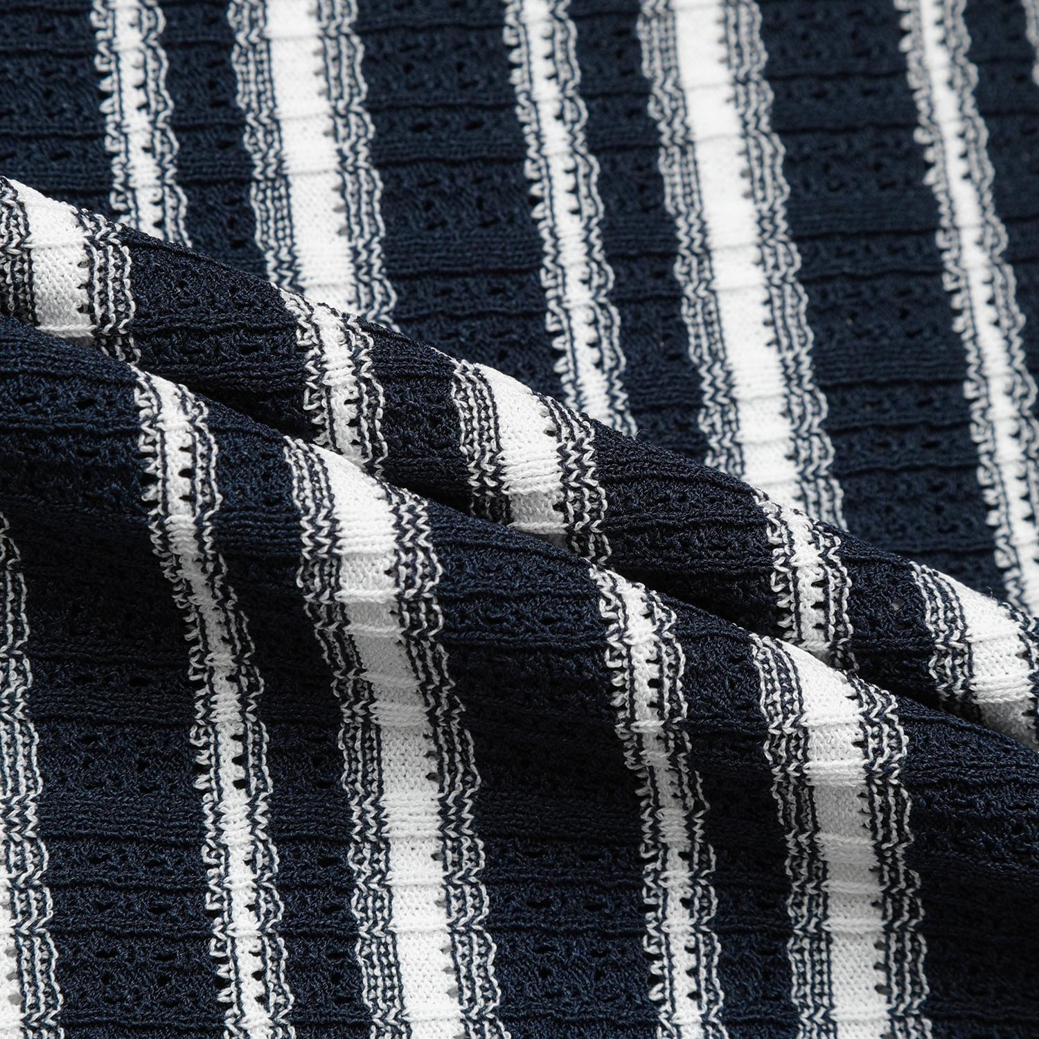 Stripe Short-Sleeve Knit_NA