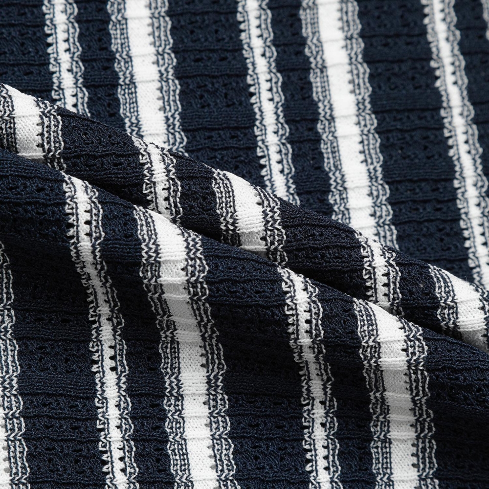 Stripe Short-Sleeve Knit_NA