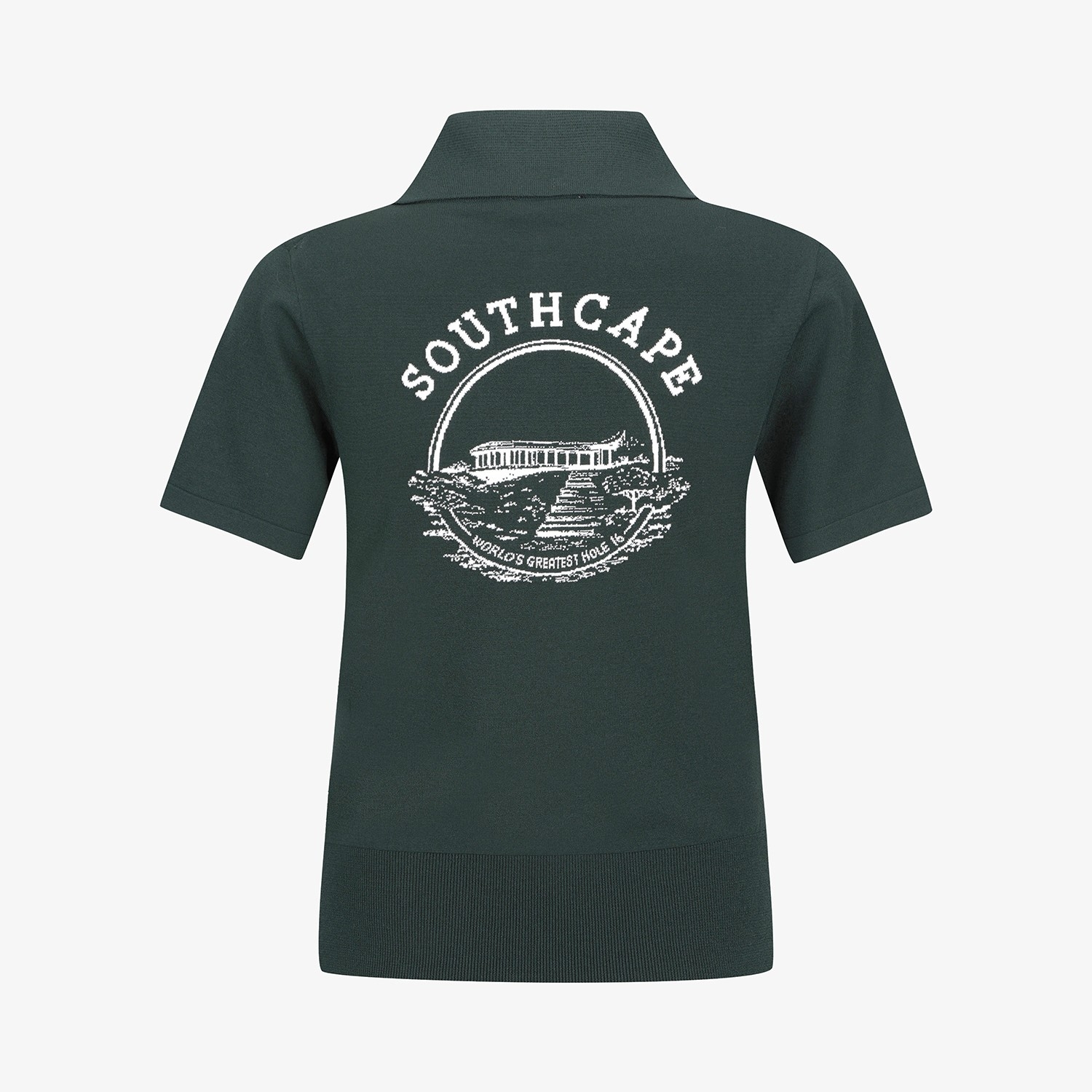 Namhae Heritage Collar Short-Sleeve Knit_GN