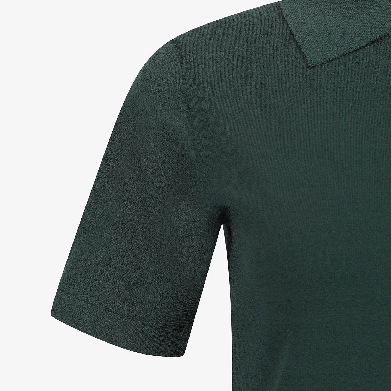 Namhae Heritage Collar Short-Sleeve Knit_GN