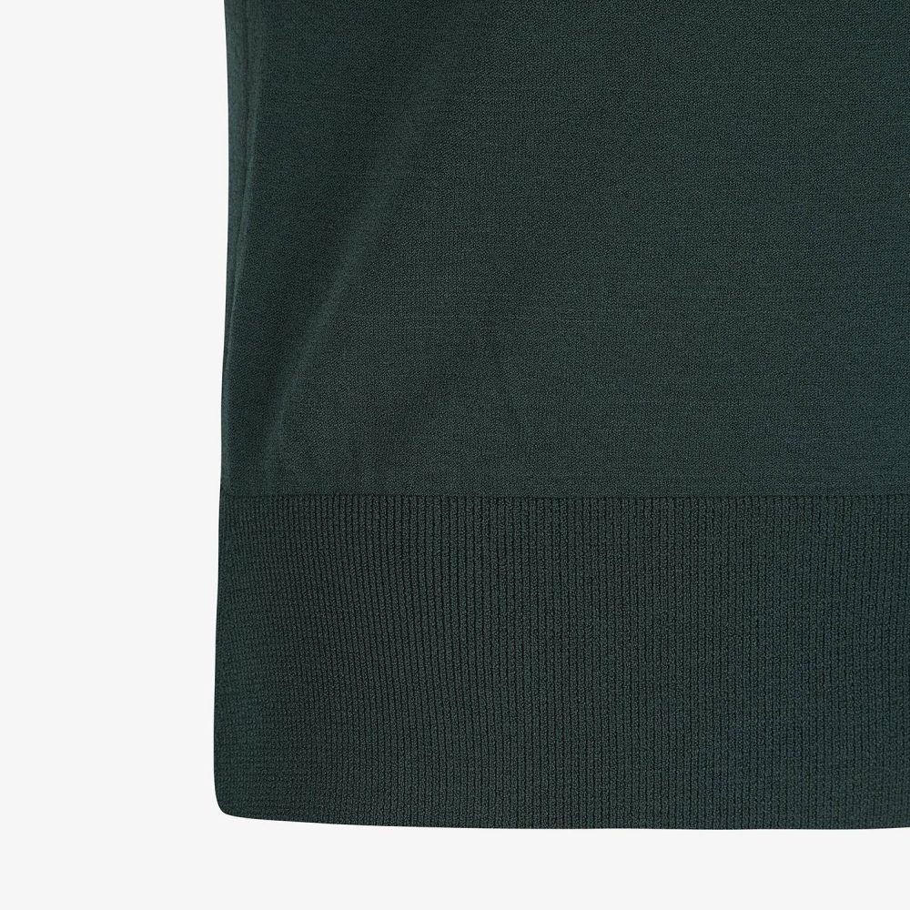 Namhae Heritage Collar Short-Sleeve Knit_GN
