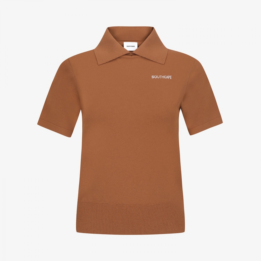 Namhae Heritage Collar Short-Sleeve Knit_SI