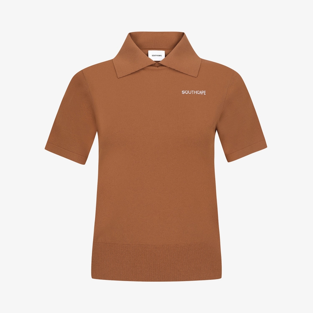 Namhae Heritage Collar Short-Sleeve Knit_SI