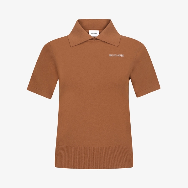 Namhae Heritage Collar Short-Sleeve Knit_SI