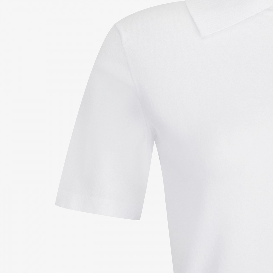 Namhae Heritage Collar Short-Sleeve Knit_WT
