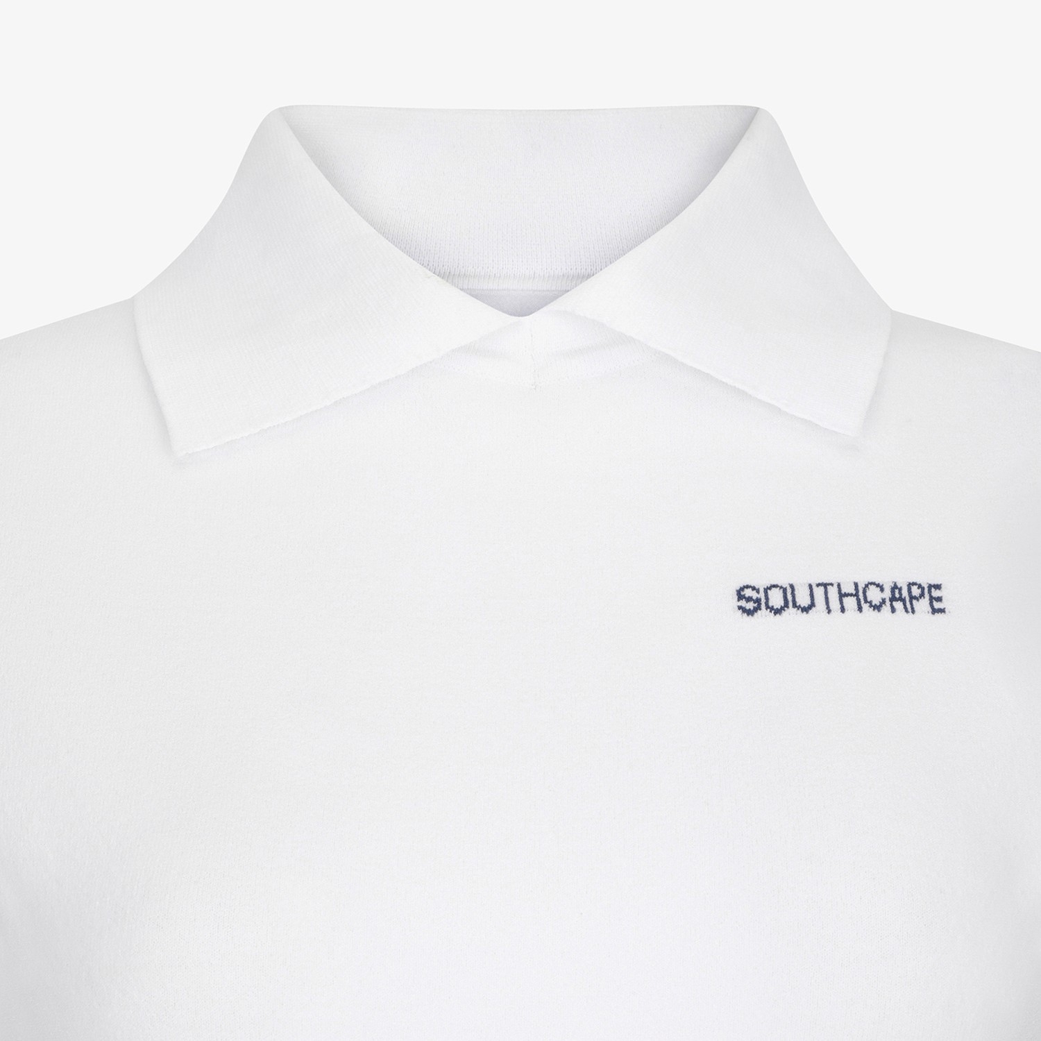 Namhae Heritage Collar Short-Sleeve Knit_WT