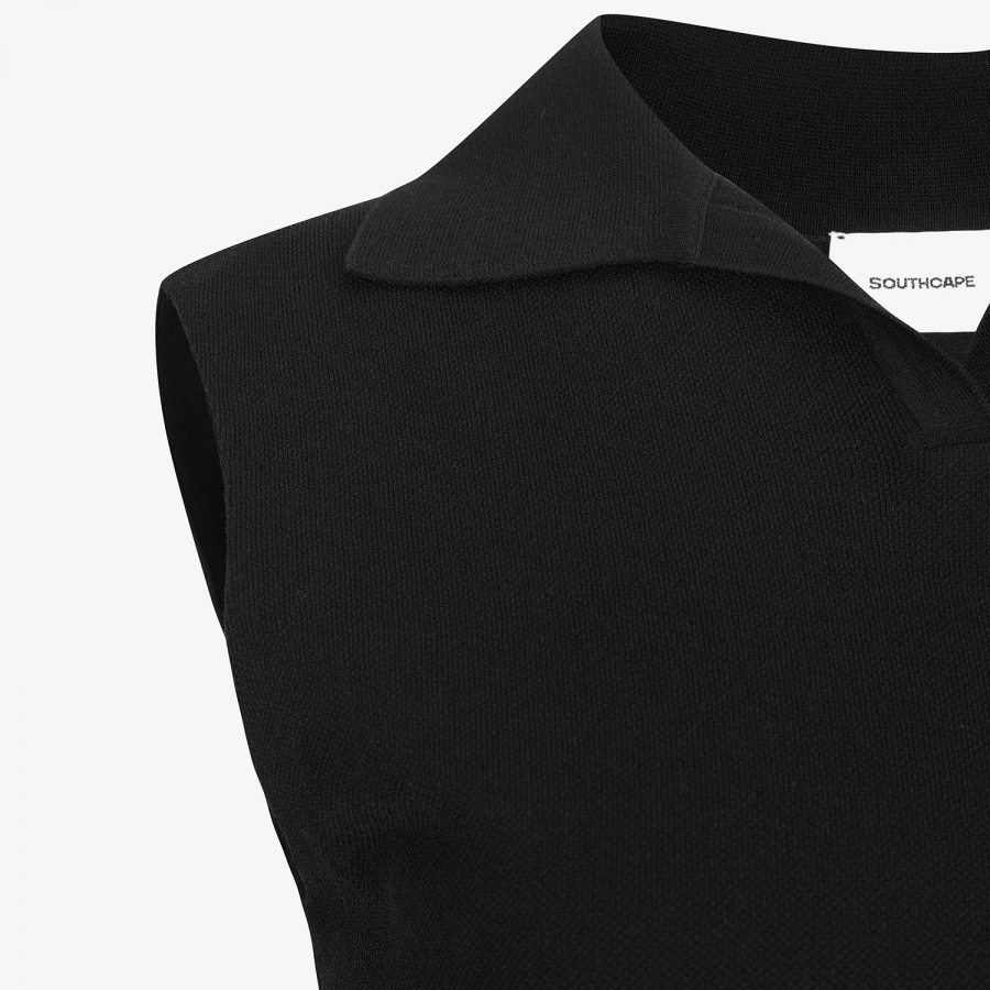 Namhae Heritage Knit Sleeveless_BK