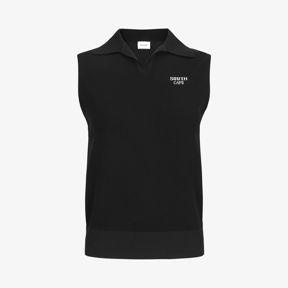 Namhae Heritage Knit Sleeveless_BK
