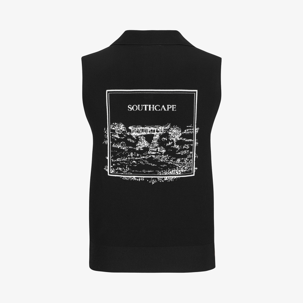 Namhae Heritage Knit Sleeveless_BK