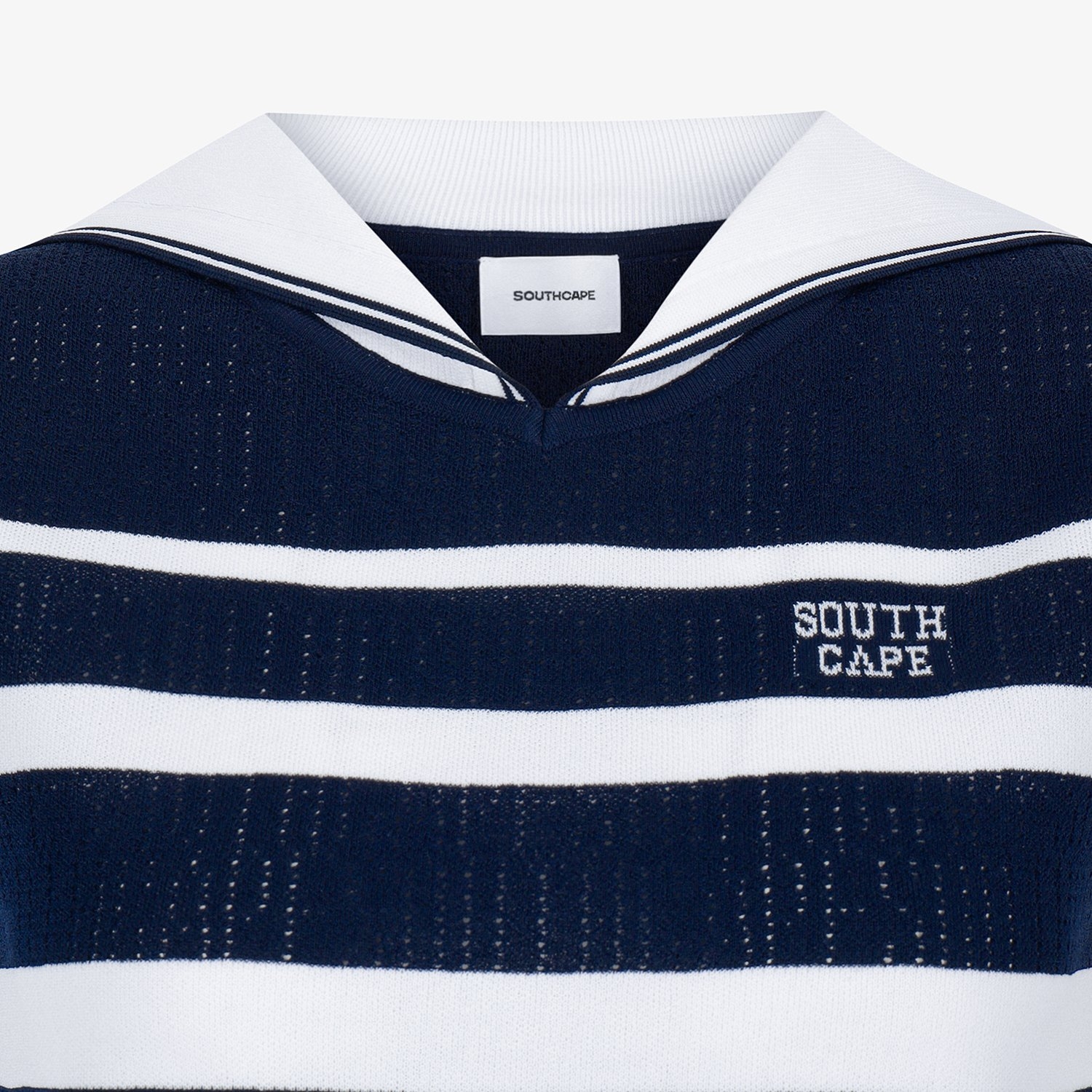 Stripe Sailor Collar Sleeveless_NA