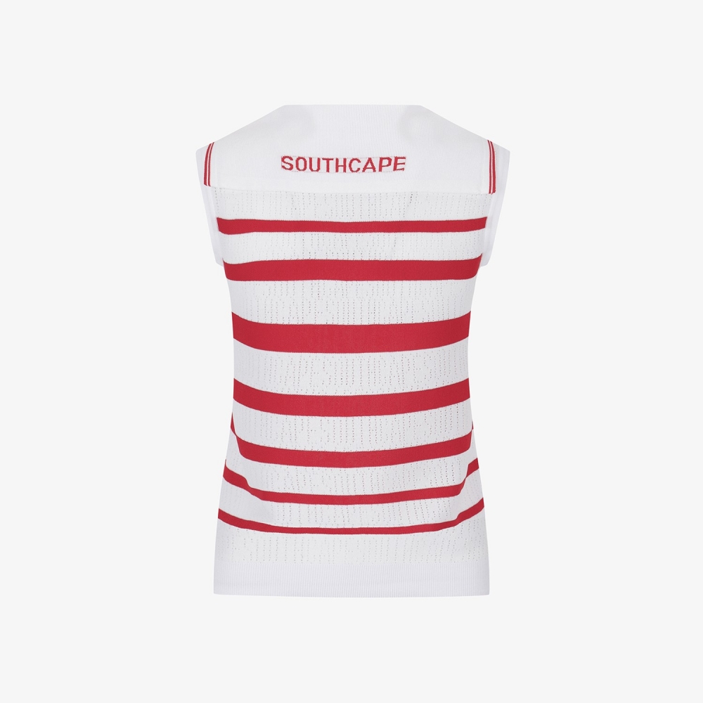 Stripe Sailor Collar Sleeveless_RD