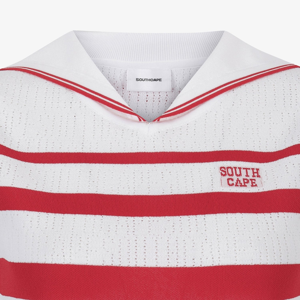 Stripe Sailor Collar Sleeveless_RD