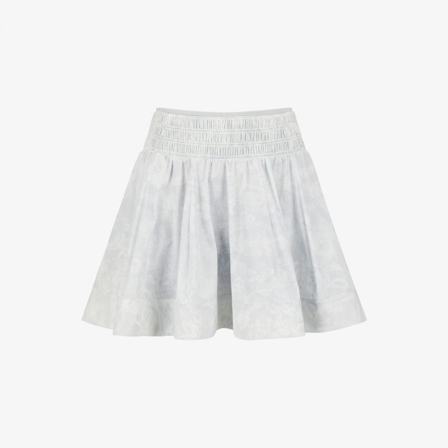 Blossom Smocking Flare Skirt_LG