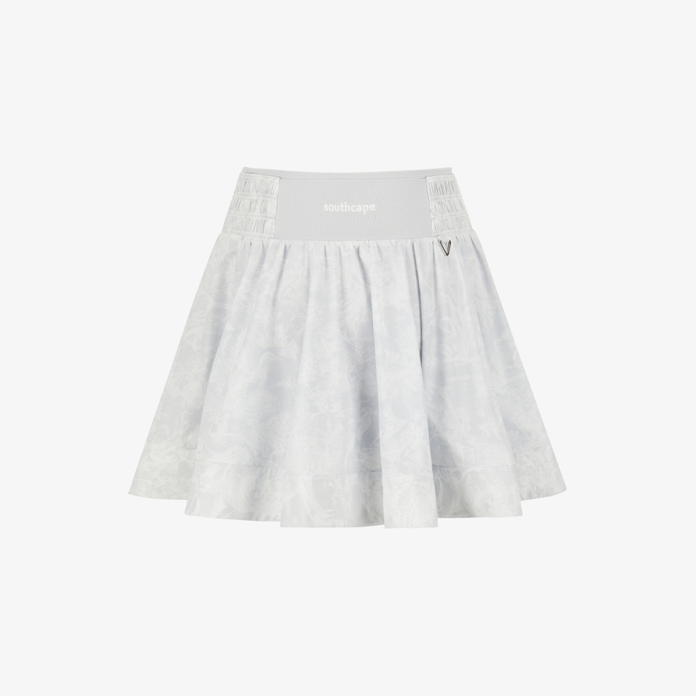 Blossom Smocking Flare Skirt_LG