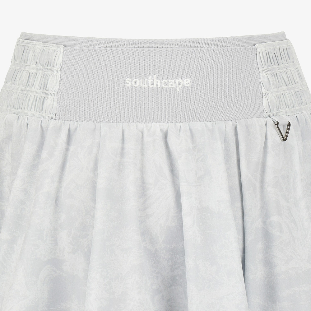 Blossom Smocking Flare Skirt_LG