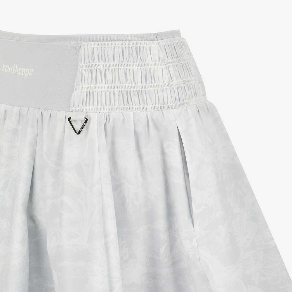 Blossom Smocking Flare Skirt_LG