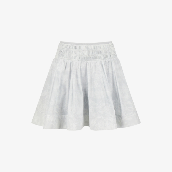 Blossom Smocking Flare Skirt_LG