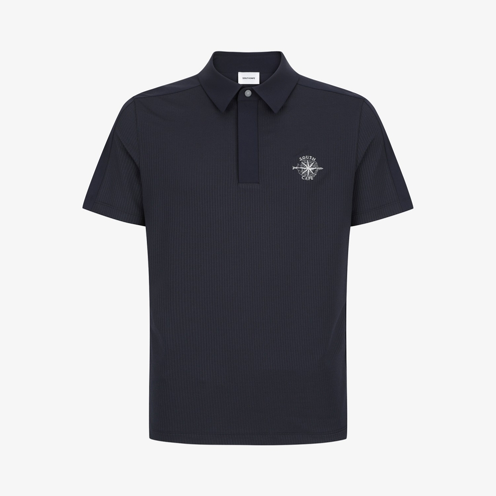Southcross Back-Punched Collar Short-Sleeve T-Shirt_DA