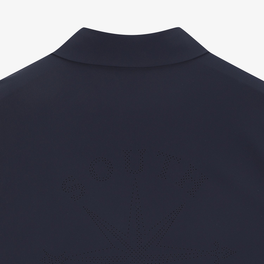 Southcross Back-Punched Collar Short-Sleeve T-Shirt_DA