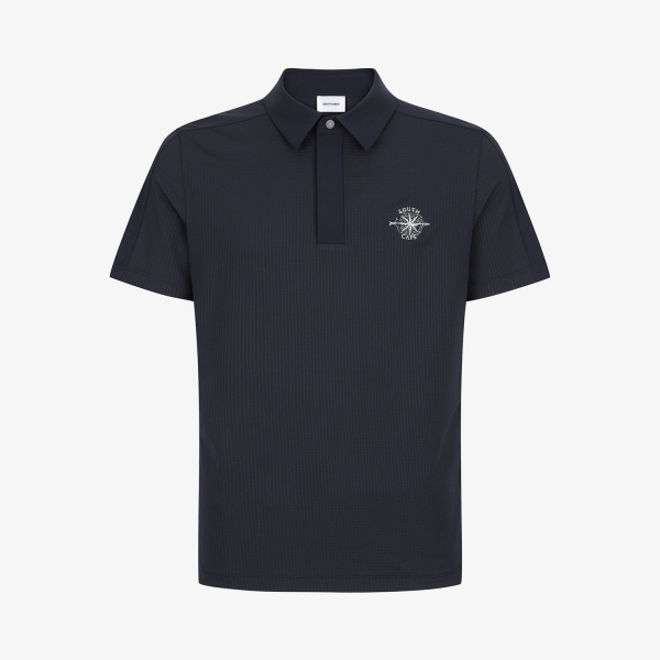 Southcross Back-Punched Collar Short-Sleeve T-Shirt_DA