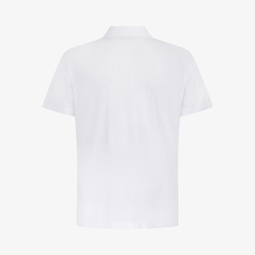 Southcross Back-Punched Collar Short-Sleeve T-Shirt_WT