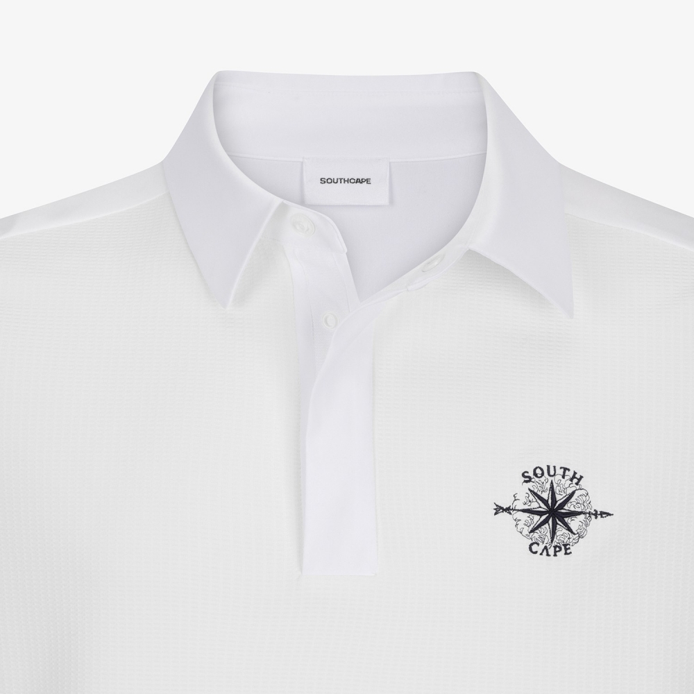 Southcross Back-Punched Collar Short-Sleeve T-Shirt_WT