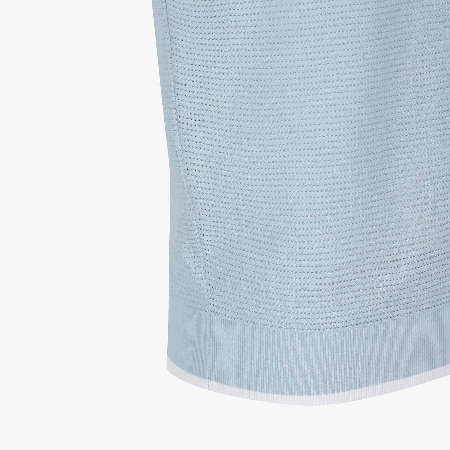 Mesh V-Neck Knit Vest_LB