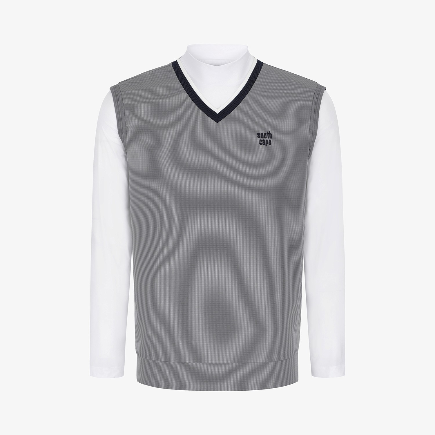 Layered Mock-Neck Performance T-Shirt_LG