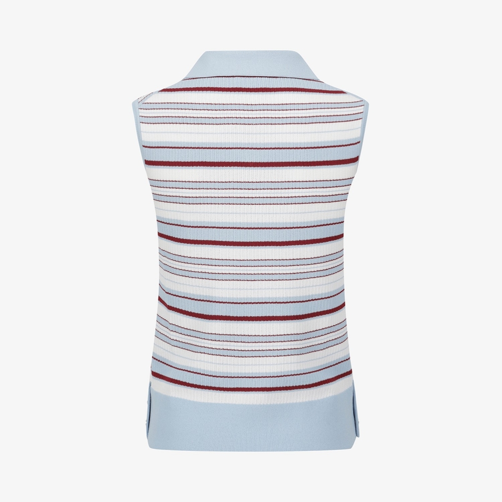 Southcape V-Neck Stripe Sleeveless_LB