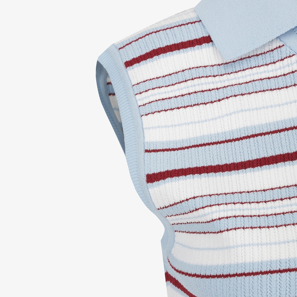 Southcape V-Neck Stripe Sleeveless_LB
