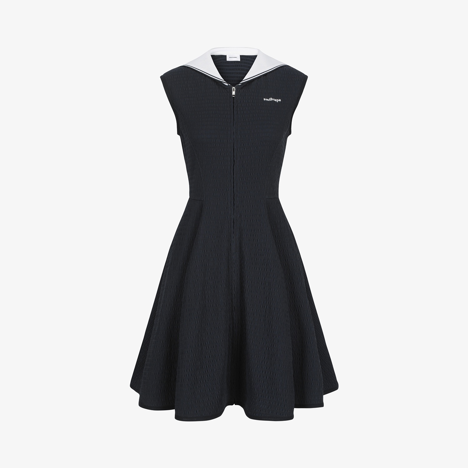 Full-Open Sleeveless Dress_BK