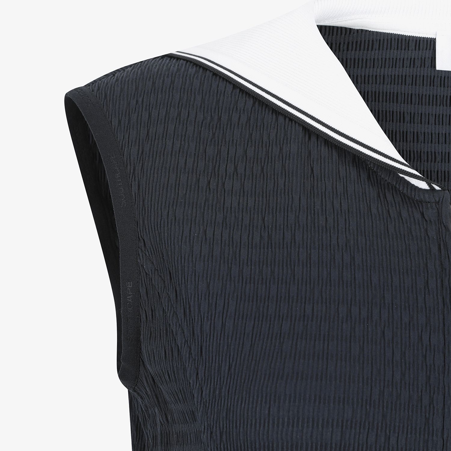 Full-Open Sleeveless Dress_BK