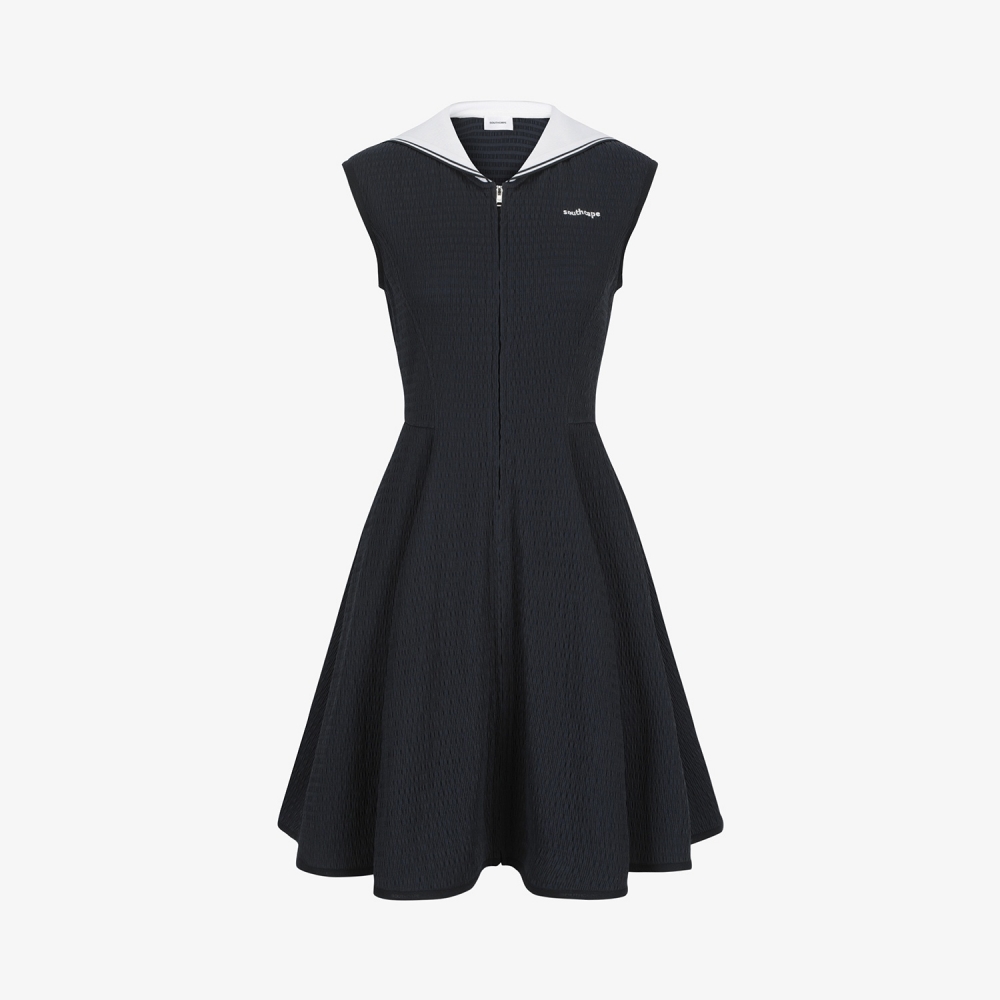 Full-Open Sleeveless Dress_BK