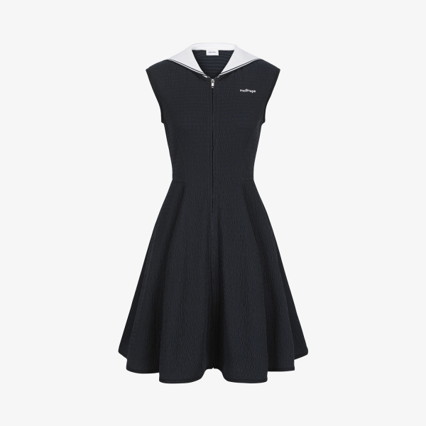 Full-Open Sleeveless Dress_BK
