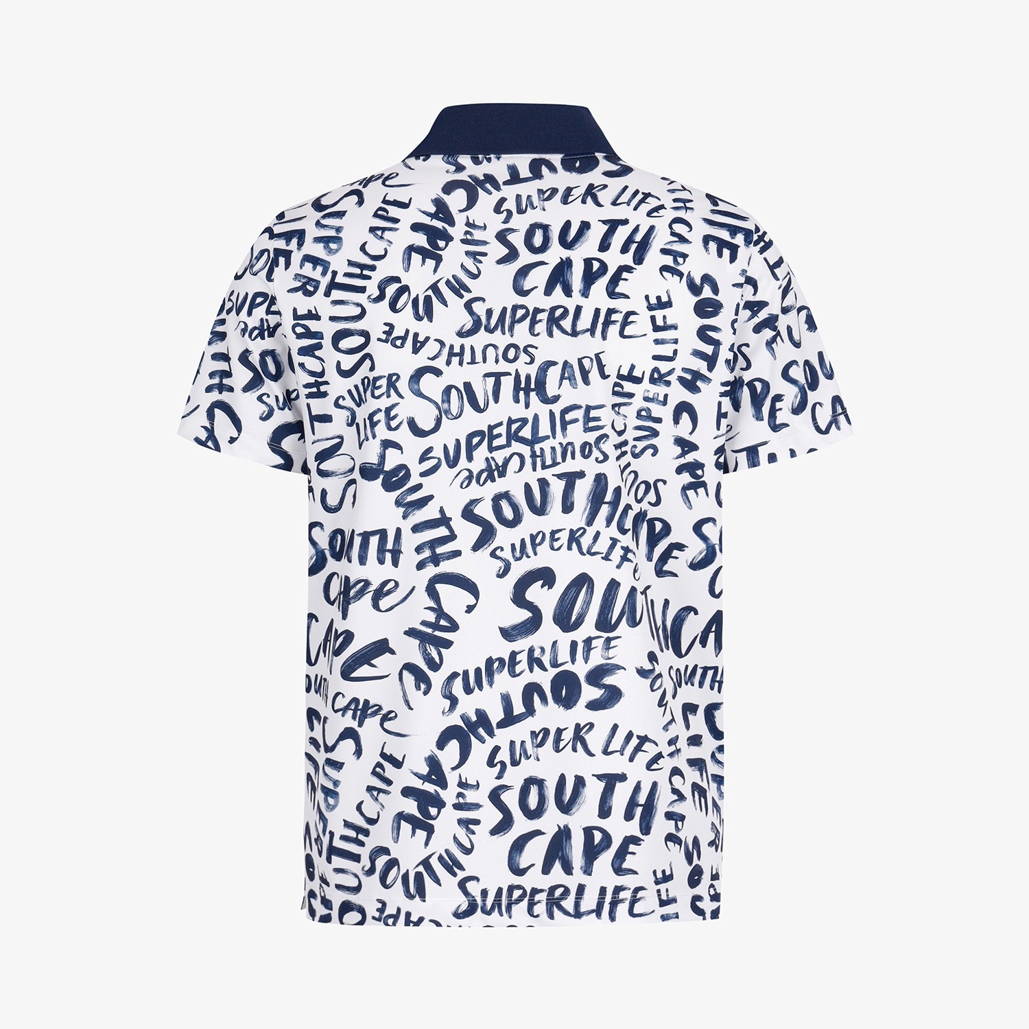 Logo All-Over Pattern Collar T-Shirt_NA
