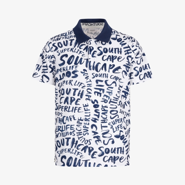 Logo All-Over Pattern Collar T-Shirt_NA