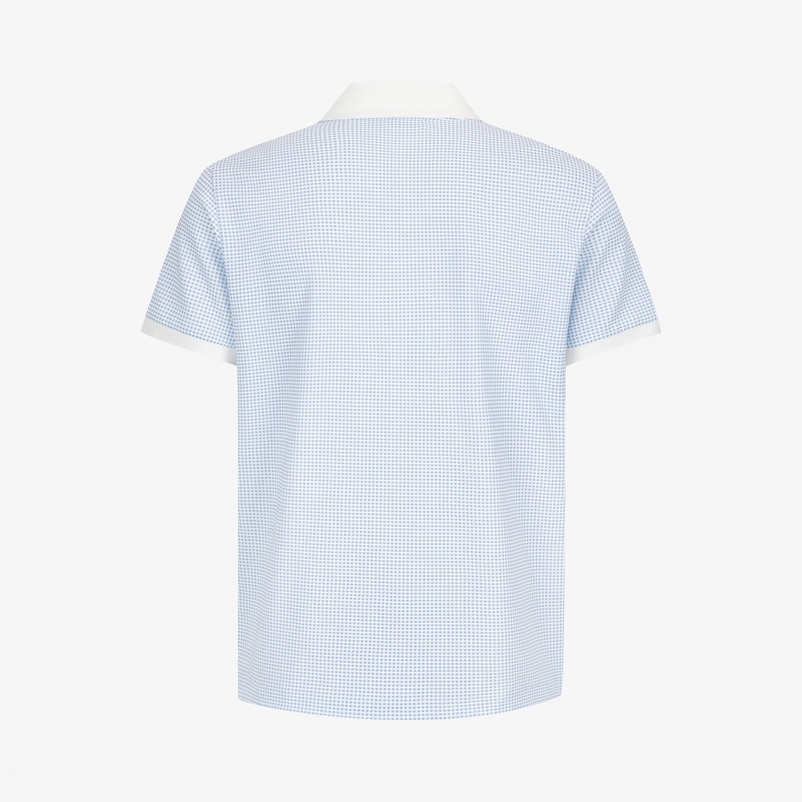 Southcross Gingham Check Open-Collar T-Shirt_LB