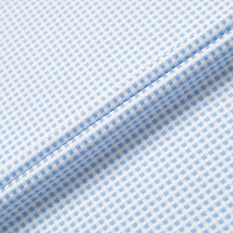 Southcross Gingham Check Open-Collar T-Shirt_LB