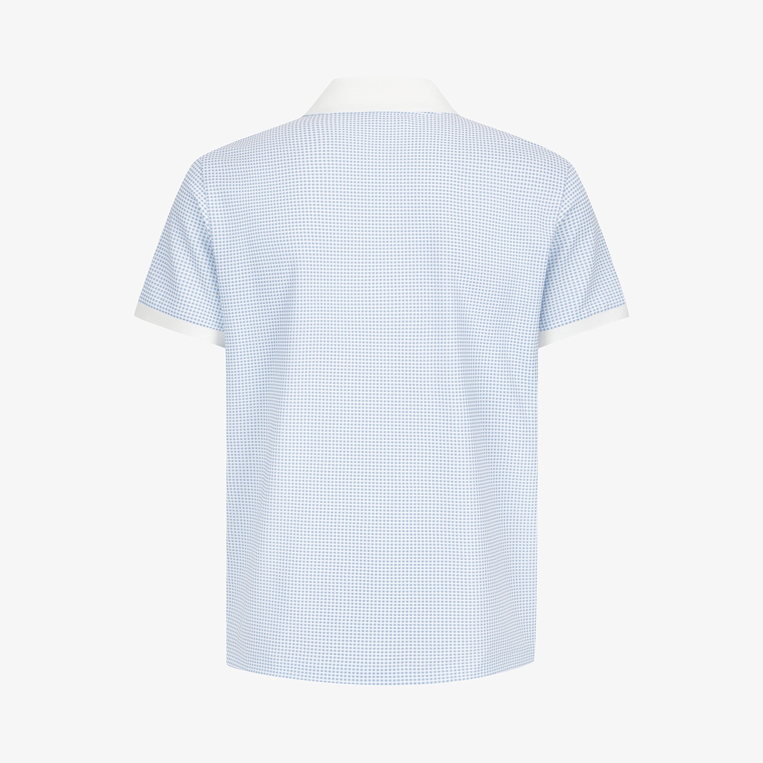 Southcross Gingham Check Open-Collar T-Shirt_LB