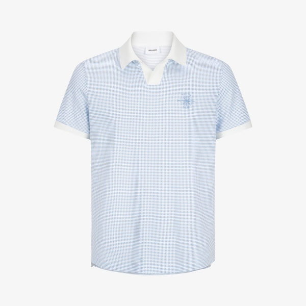 Southcross Gingham Check Open-Collar T-Shirt_LB