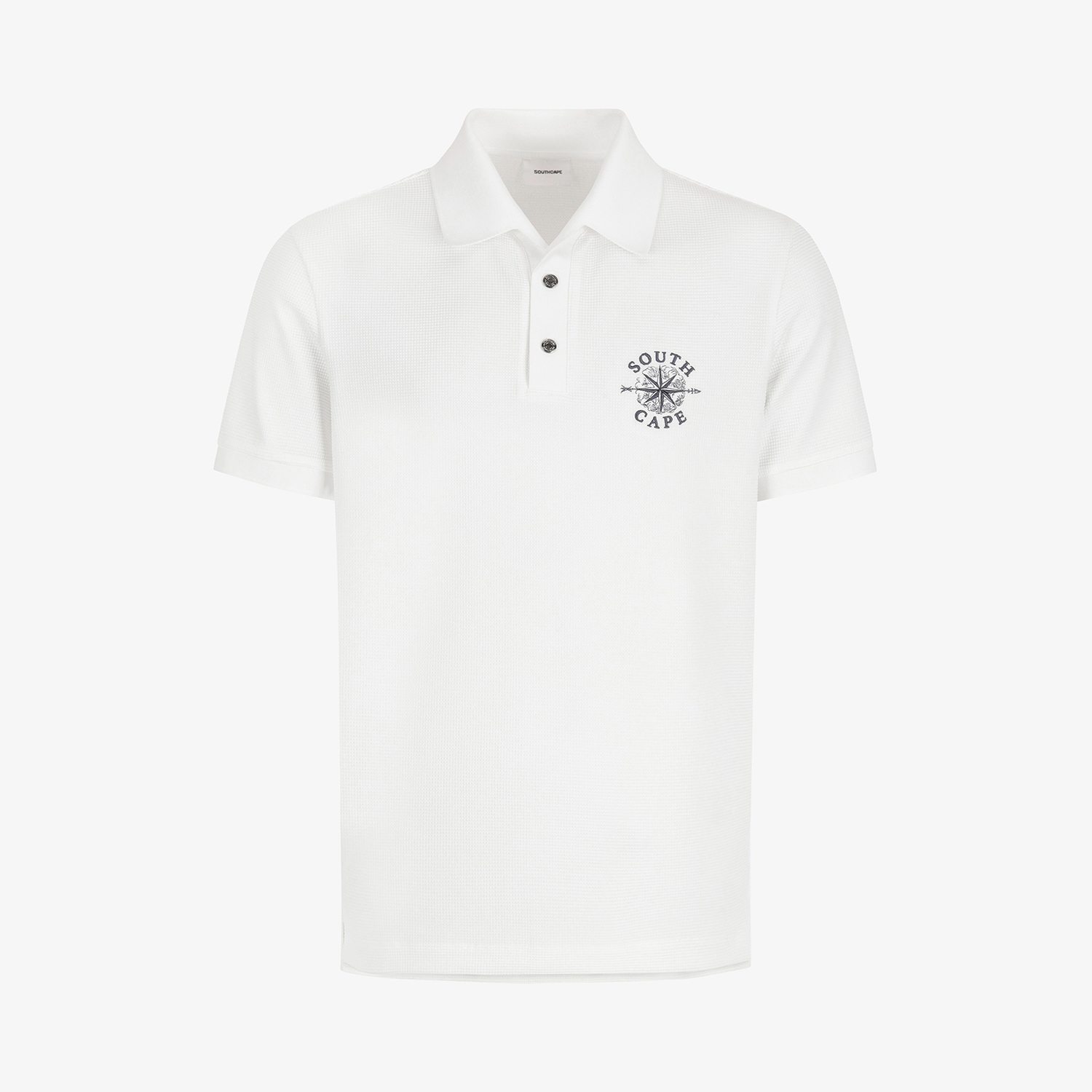 Contrast Collar Short-Sleeve T-Shirt_WT